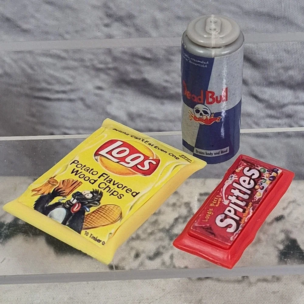 TOPPS Wacky Packages 3D minis Hungry Jerk Lice Cakes Dead Bull Spittles Lot 13